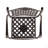 CAST ALUMINUM BAR STOOL