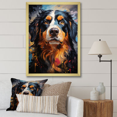 Bernese Mountain Majesty sur toile