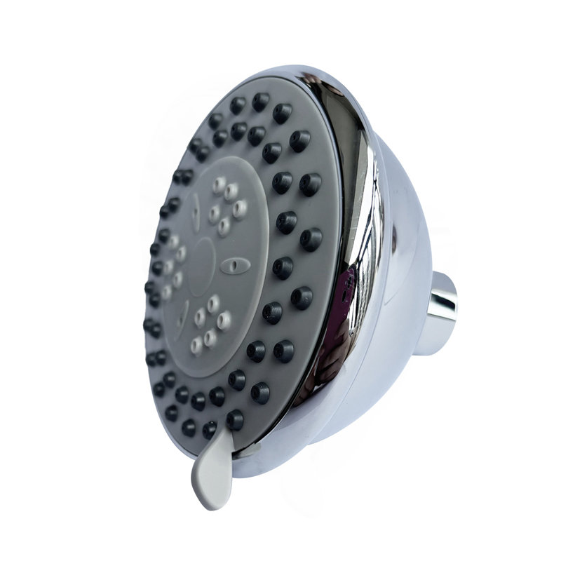 Pomme de douche à haute pression avec 3 modes de jet, pomme de douche à pluie fixe de 4 pouces avec rotule pivotante réglable, accessoires de salle de bain