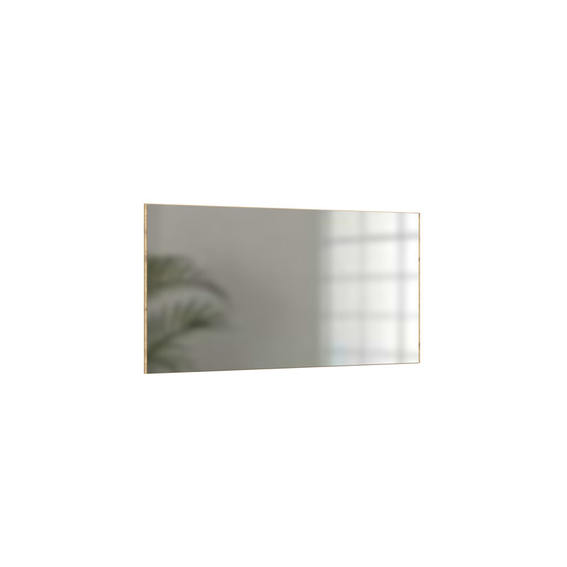 Arianit Flat Wall Mirror, Artisan Oak/Graphite