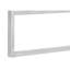 Modern Workspace Desk With Grey Concrete Laminate - 49"l And Metal Legs Laptop For Home 48"l Stable Frame