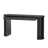 Isaiah Curved Console Table with 2 Drawers & Vertical Slat Legs-155178988