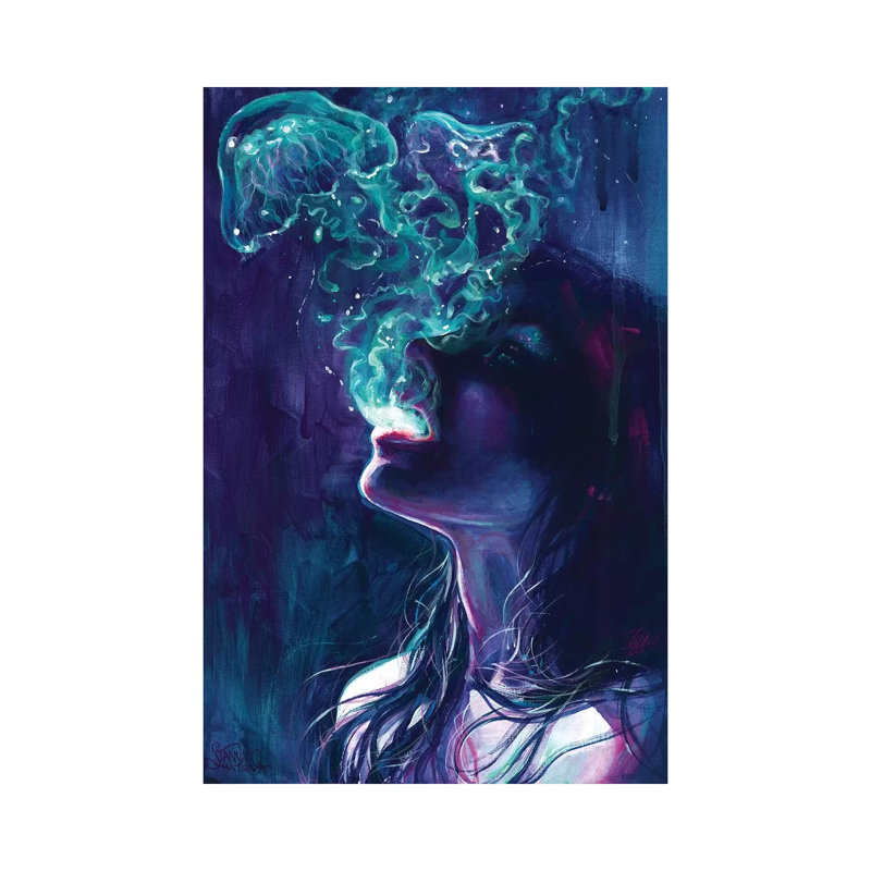 The Ghostmaker by Eva Gamayun - Wrapped Canvas Gallery-Wrapped Canvas Giclée, 66.04 cm H x 45.72 cm W