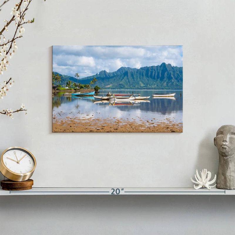 Mehar Kaneohe Bay Boats, 8" H x 12" W