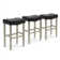 Rexalynn Upholstered Counter Stool with Solid Wood Frame