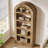 70.87" Tall Arched Bookcase(set Of 2)