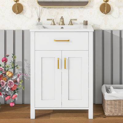 Ensemble de meuble-lavabo simple 24,2 po Fabeha