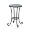 Table d'appoint de patio avec tablette