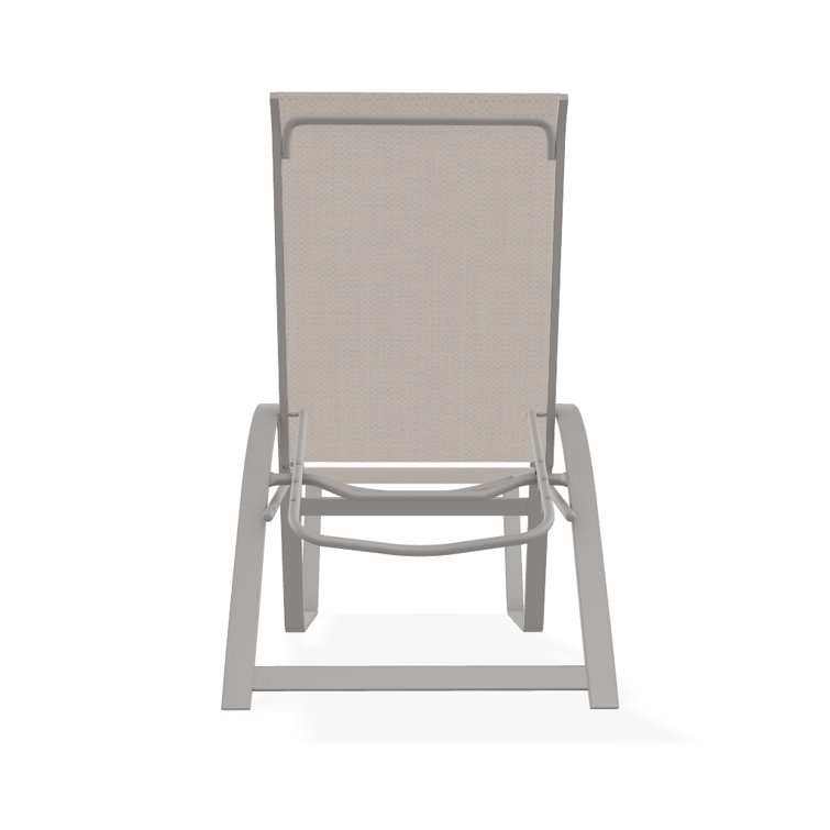 Holna Outdoor Rust-Resistant Metal Chaise Lounge