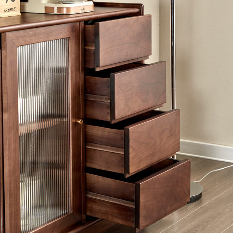 Armoire latérale moderne de salon moderne, H 50,39 po x l 53,15 po x P 15,75 po