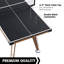 Table de tennis de table moderne Mid-Century avec filet Easy Hall