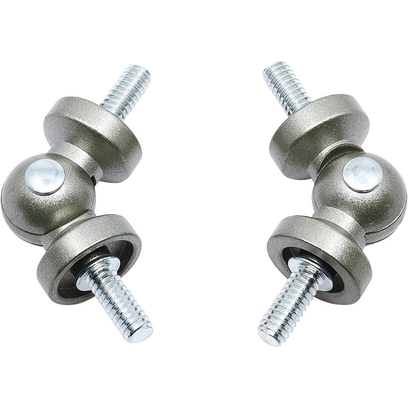 Meriville Hinged Elbow Connector, 2 pcs, 0.625", Pewter