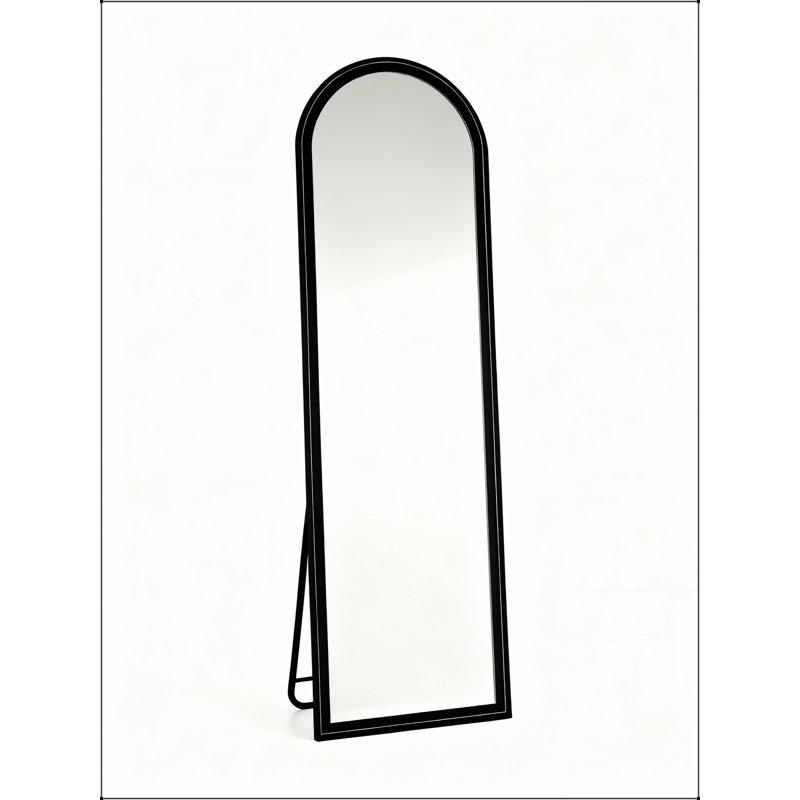 Full Length Mirror With Adjustable U-Bracket, 3 Color Temperatures, And Stepless Brightness For Versatile Home Use
