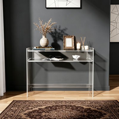 Minimalist acrylic console table
