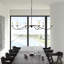 Saxon 6 - Light Wrought Iron Dimmable Classic / Traditional Chandelier
