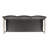 Grey 3 Seater Outdoor With Metal & Wood And Iron In Grey, Accents-1962806819