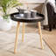 Davina Round Lipped Accent Side Table-2137834833