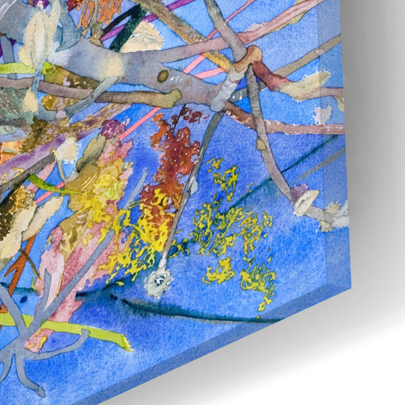 «Nest II» par Sharon Pitts, art mural en verre acrylique, H 12 po x l 24 po