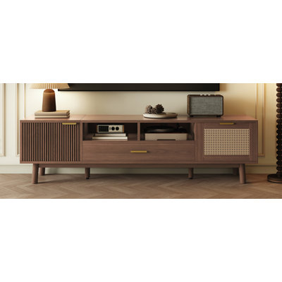 Wood Fashionable TV Stand for 75" TVs