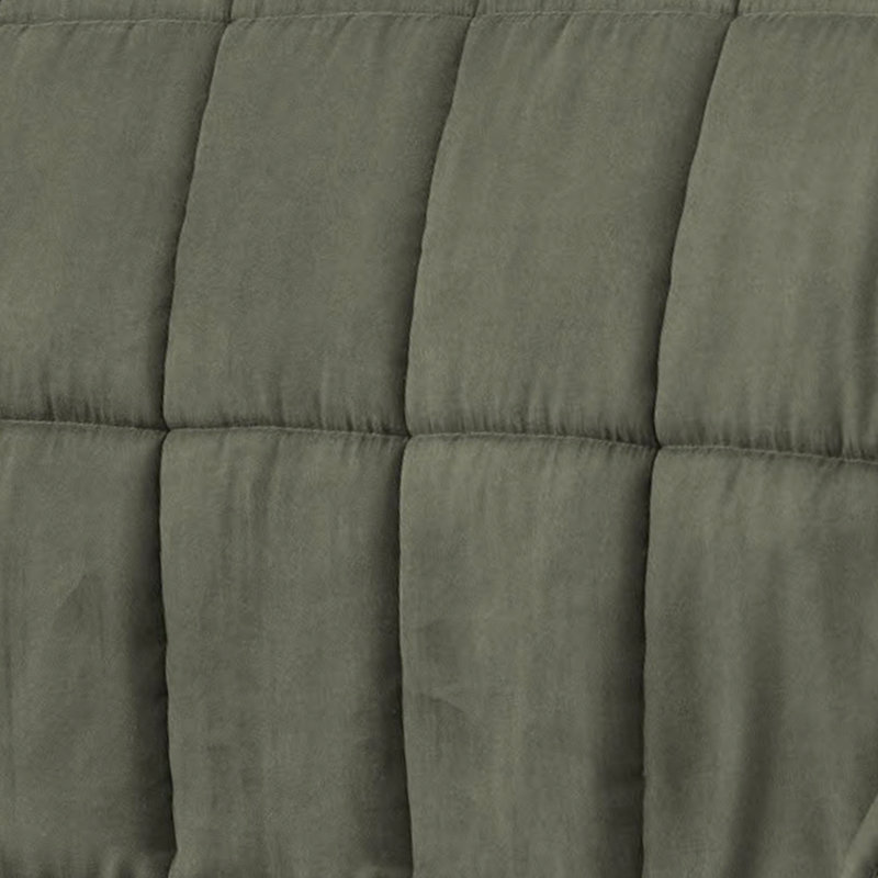 Ensemble d'édredon réversible en microsuède Eddie Bauer, Édredon très grand et 2 taies décoratives, Vert
