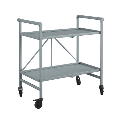 COSCO Indoor/Outdoor Folding Serving Cart with Wheels by COSCO