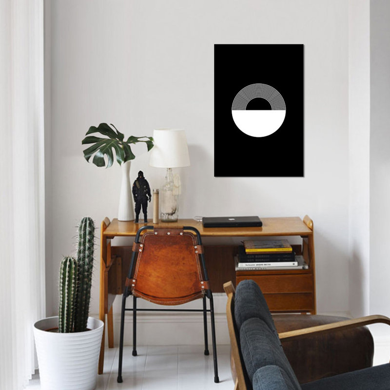«Moonrise», reproduction d'impression sur toile, H 12 po x l 8 po x P 0,75 po, Pas de tapis, Toile tendue