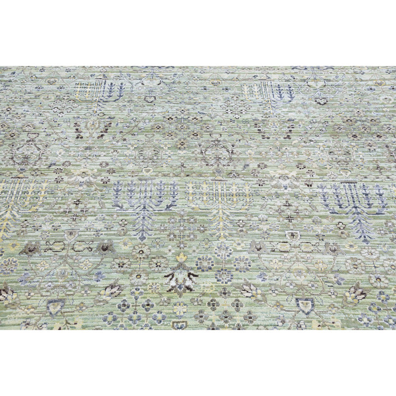 Hand Knotted Oriental Area Rug, Rectangle 9' x 12'