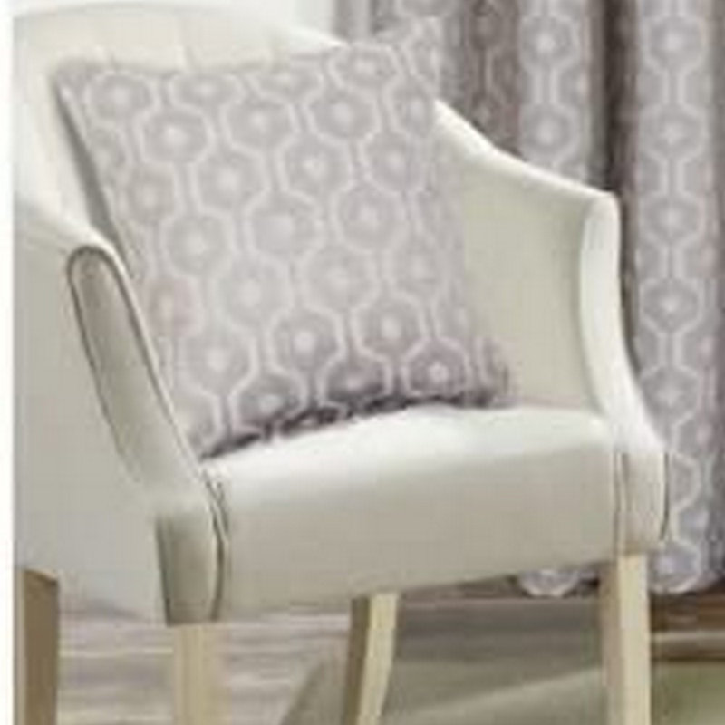 Areni Geometric Square Cushion Cover, Beige
