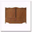 Armoire murale rétro avec support ouvert