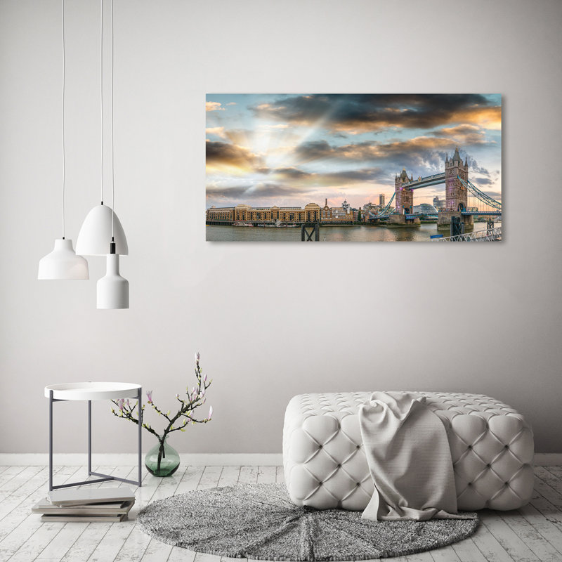 Tower Bridge London - Wrapped Canvas Print