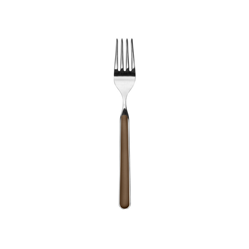 Fantasia Dessert Fork - 12 Pieces, Tabacco