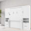Lit escamotable moderne en MDF blanc pour la maison