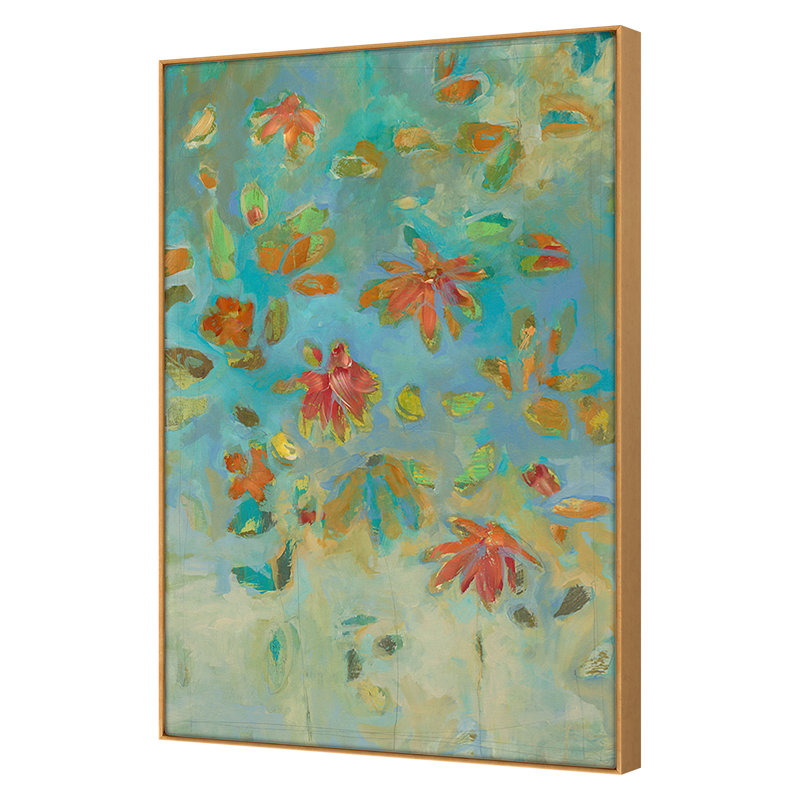 «Summer 2021 Floral Expression 2» par Maeve Harris, reproduction sur toile, H 36 po x l 24 po