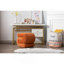 Tabouret de maquillage en velours, repose-pieds, tabouret, orange-1492856304