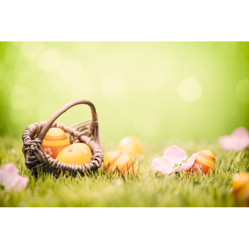 Easter Eggs in Basket by Thomasvogel, 20" H x 30" W
