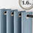 Grommet Room Darkening Linen Textured Curtain-607110994-607110984