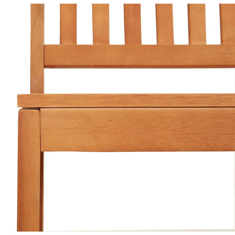 Killead Solid Wood Eucalyptus Outdoor Bench