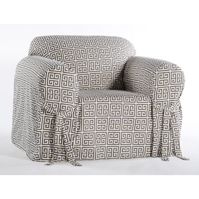 Cotton Box Cushion Armchair Slipcover