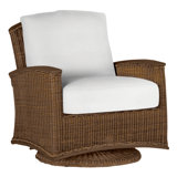 Outdoor Astoria Swivel Glider Wicker Chair with Cushions