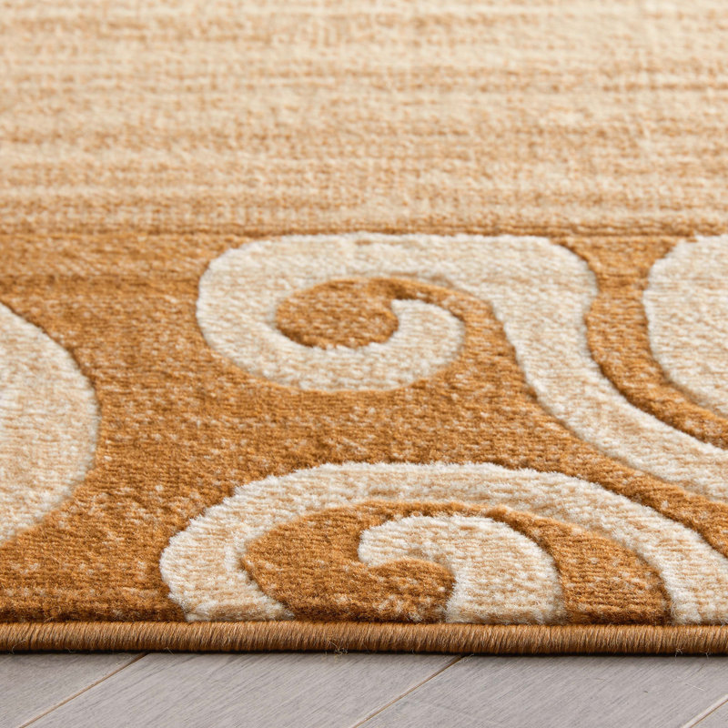 Sabin Damask Indoor Rug, Rectangle 5'3" x 7'3"