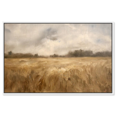 Sunset Turf II Canvas Rustic Farmhouse Art by Art Remedy