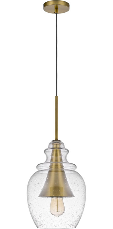 Luminaire suspendu en verre Gona