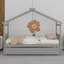 Lit en bois avec lit gigogne-674937834