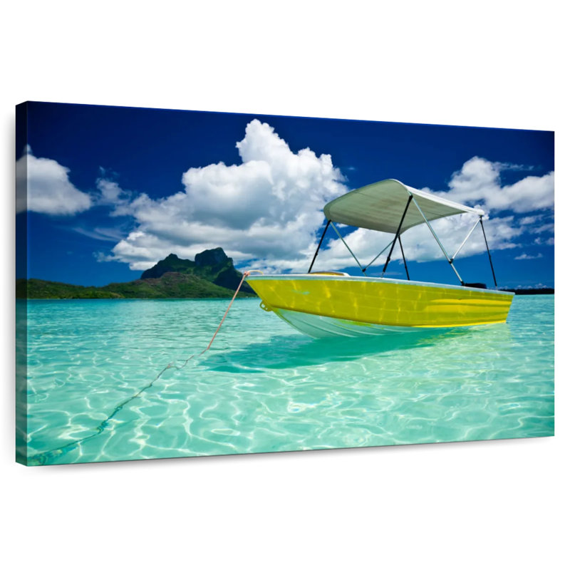 Mehar Bora Bora Boat, 20" H x 30" W