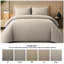 Microfiber Striped Duvet Cover Set-125374621