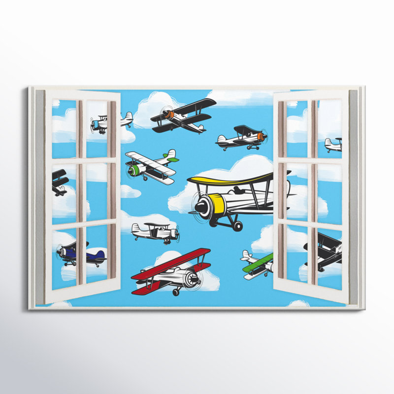 Art sur toile Laleia Planes, H 32 po x l 48 po x P 1,25 po