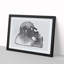 Thinker Monkey by Banksy - Framed Print-55769320-55769322