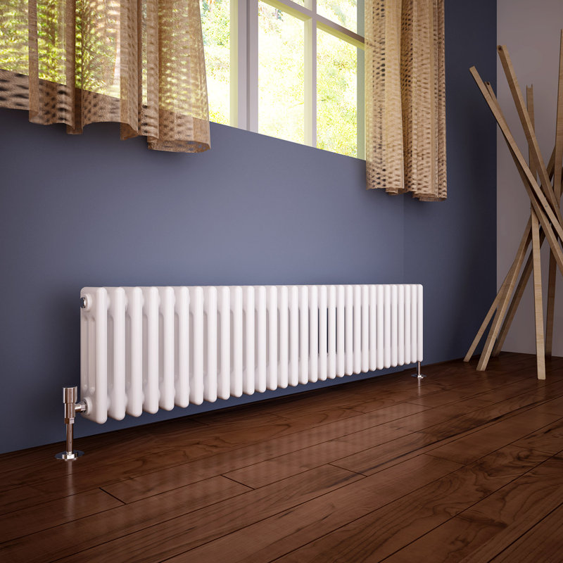 Skyla Horizontal Traditional Colosseum Radiator, 30cm H x 140cm W x 10cm D
