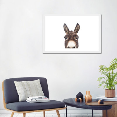 Peeking Donkey by Sisi & Seb - Photograph Print