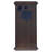 Rectangular Wall Clock with Pendulum and Dual Chimes